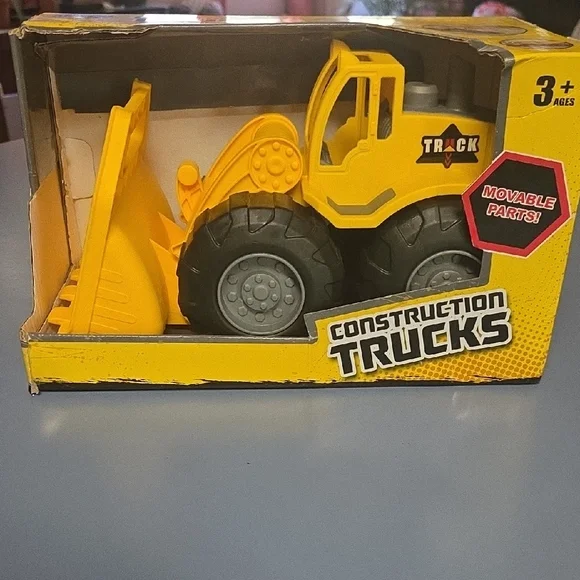 Trac Yellow Construction Loader Toy with Movable Parts - Picture 1 of 4